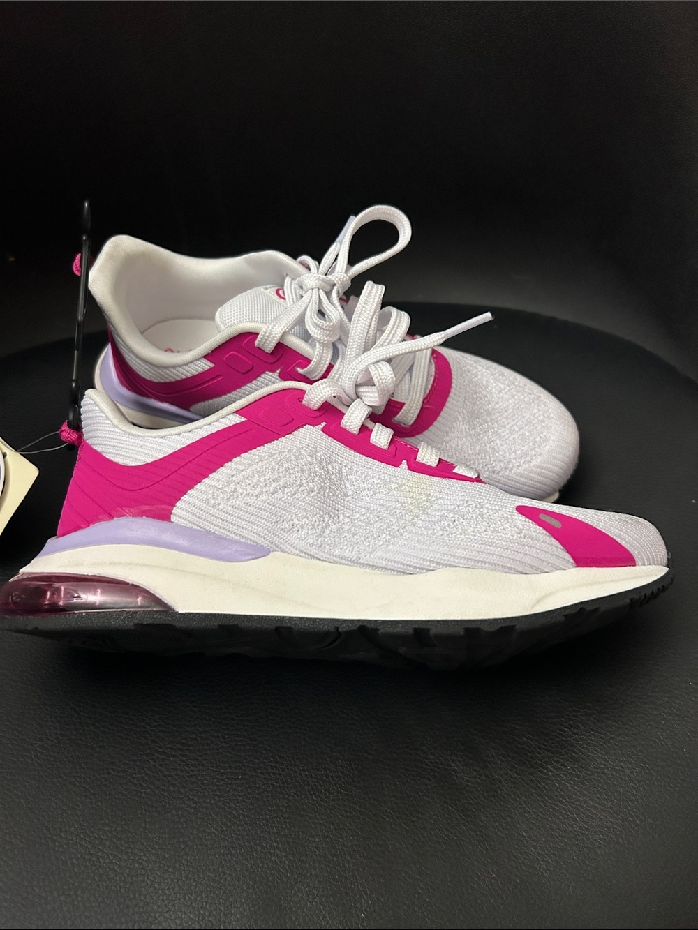 NWT 🆕 Athletic Works Youth White & Pink Athletic Sneakers